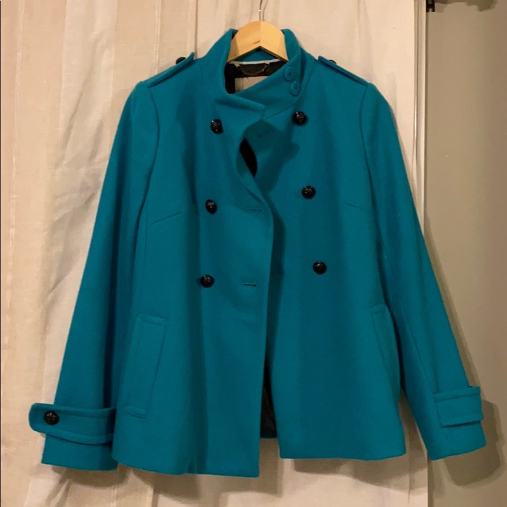 Banana Republic Teal Coat